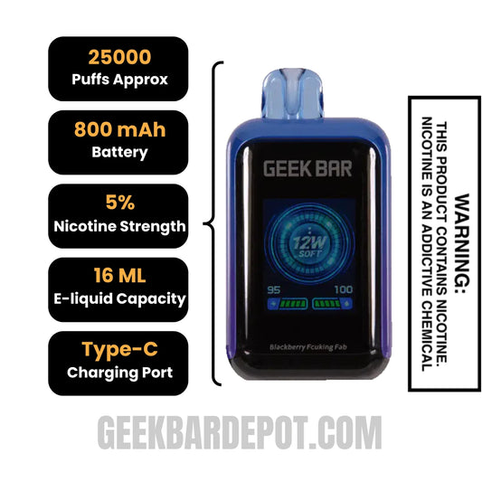Blackberry Fcuking Fab Geek Bar Skyview Disposable Vape Specifications Blackberry Fcuking Fab Geek Bar Skyview Disposable Vape Specifications