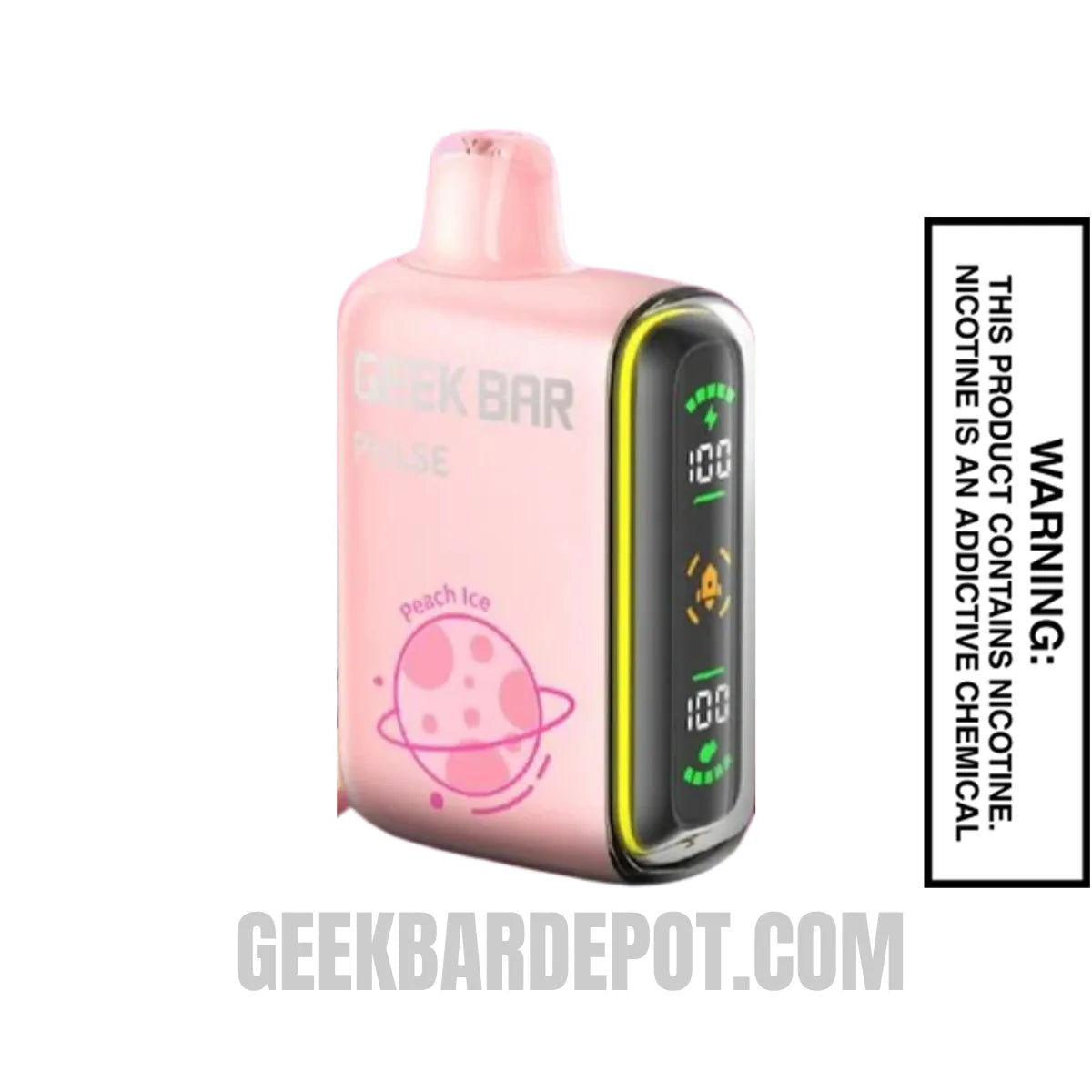 Peach Ice Geek Bar Pulse Vape | Geek Bar Depot Peach Ice Geek Bar Pulse Vape | Geek Bar Depot