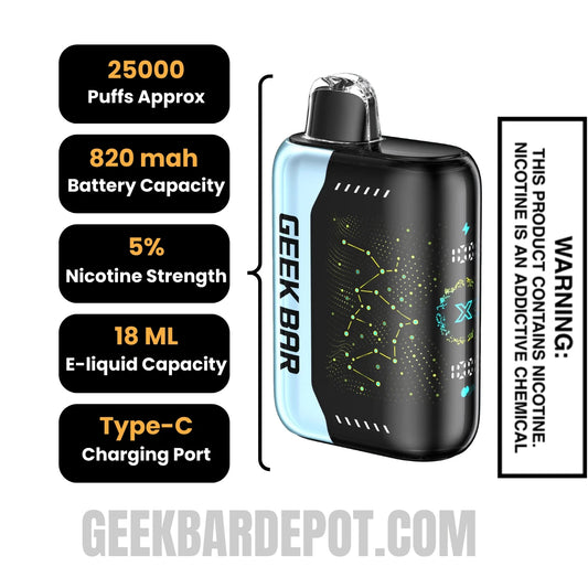 Sour Fcuking Fab Geek Bar Pulse X Disposable Vape Specifications Sour Fcuking Fab Geek Bar Pulse X Disposable Vape Specifications