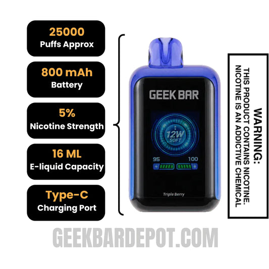 Triple Berry Geek Bar Skyview Disposable Vape Specifications Triple Berry Geek Bar Skyview Disposable Vape Specifications