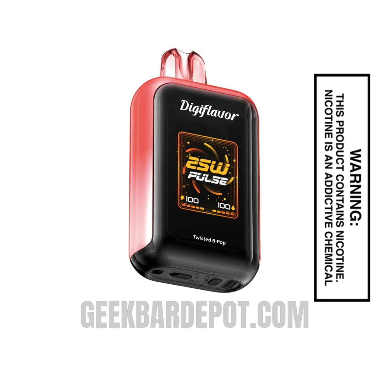 geek bar skyview twisted b pop flavor White Gummy Ice Geek Bar Pulse Vape main image 1