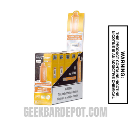 Amazon Lemonade Digiflavor BRK 20K POD Disposable Vape With Bundle Pack