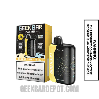 Banana Taffy Freeze Geek Bar Pulse X Disposable Vape With Package Box
