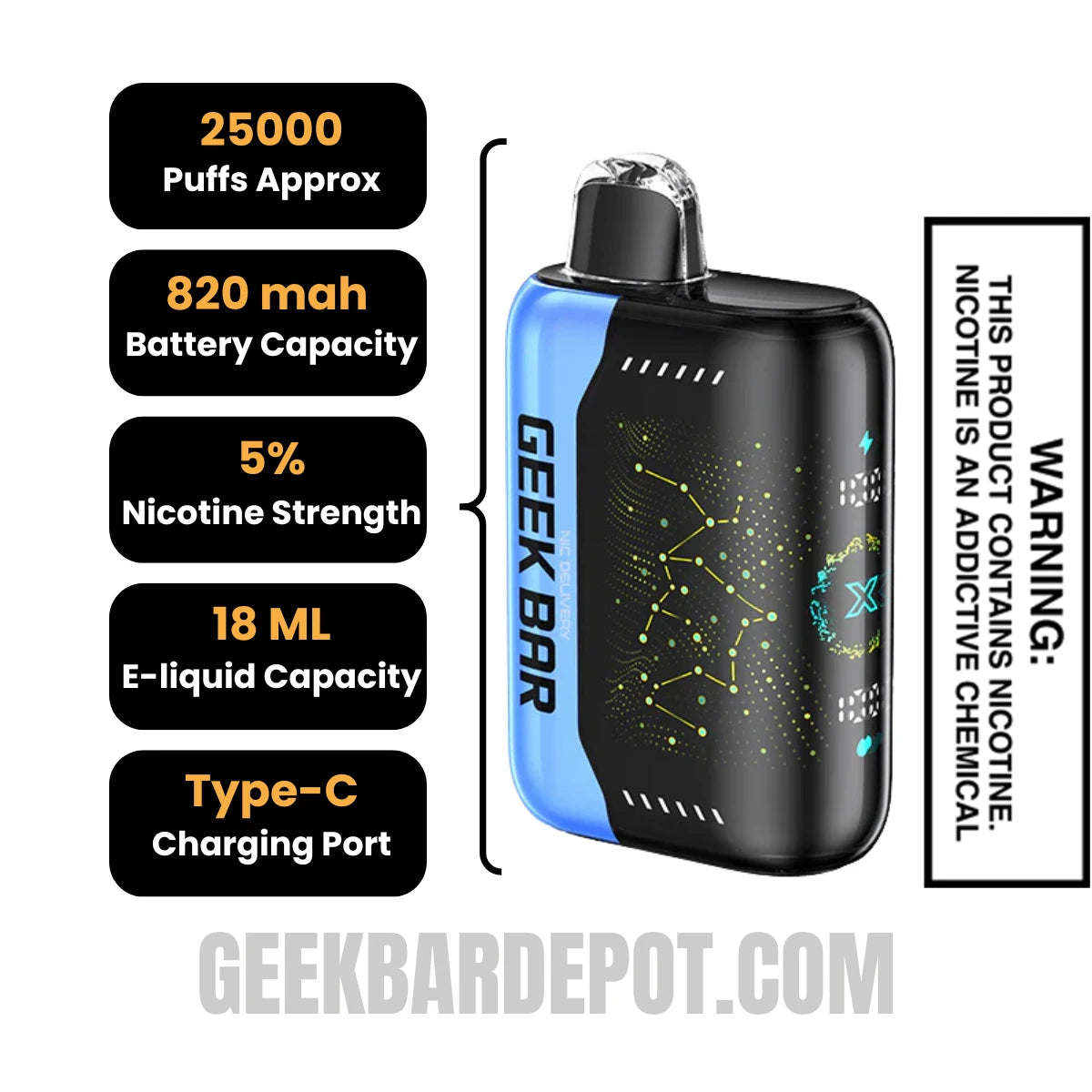 Blue Rancher Geek Bar Pulse X Vape | Geek Bar Depot Blue Rancher Geek Bar Pulse X Vape | Geek Bar Depot