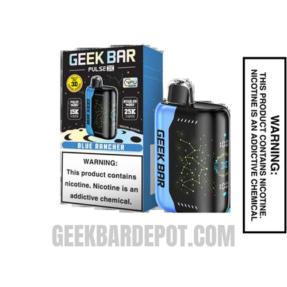 Blue Rancher Geek Bar Pulse X Disposable Vape With Package Box