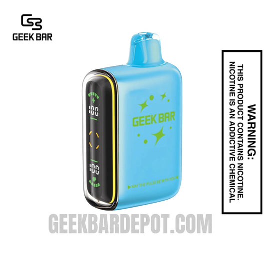 Blue Razz Ice Geek Bar Pulse Zero Nicotine Disposable Vape