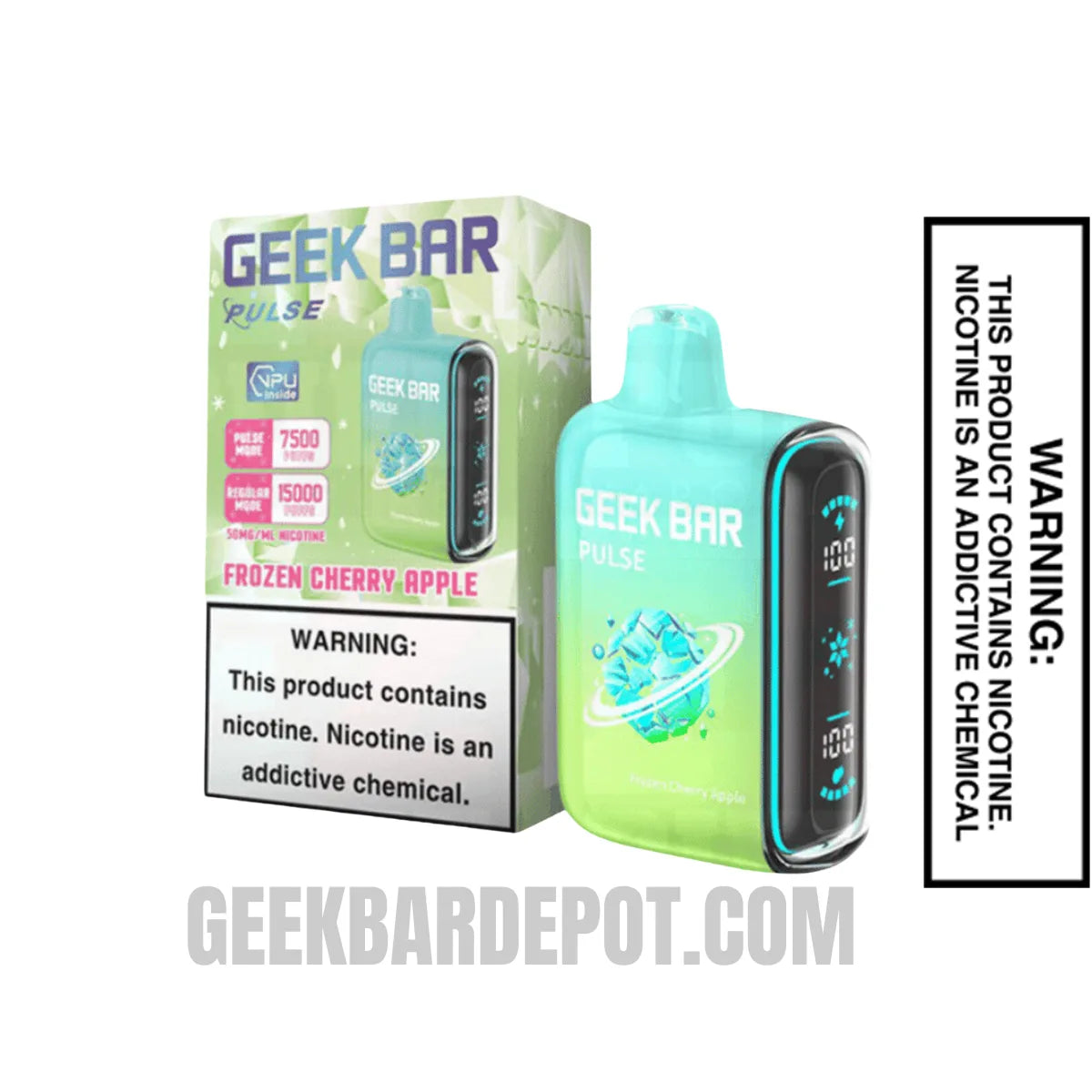 CherryAppleGeekBarPulseFrozenEditionVapeWithPackageBox