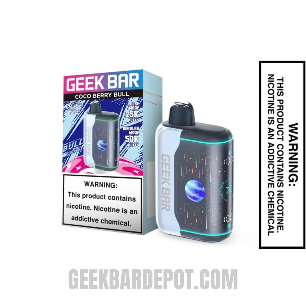 Coco Berry Bxll Geek Bar Pulse X2 Disposable Vape