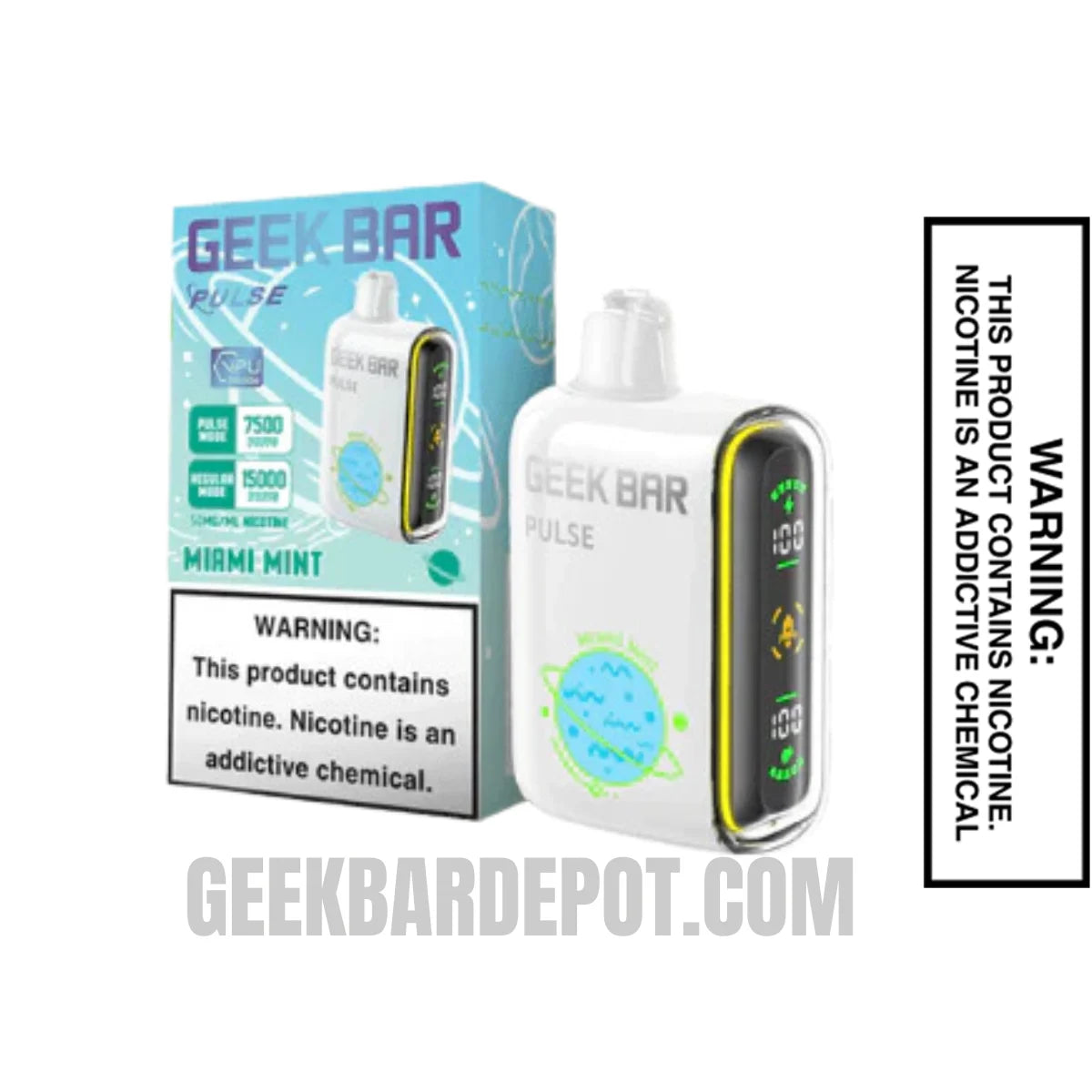CoolMintGeekBarPulseDisposableVapeWithPackageBox
