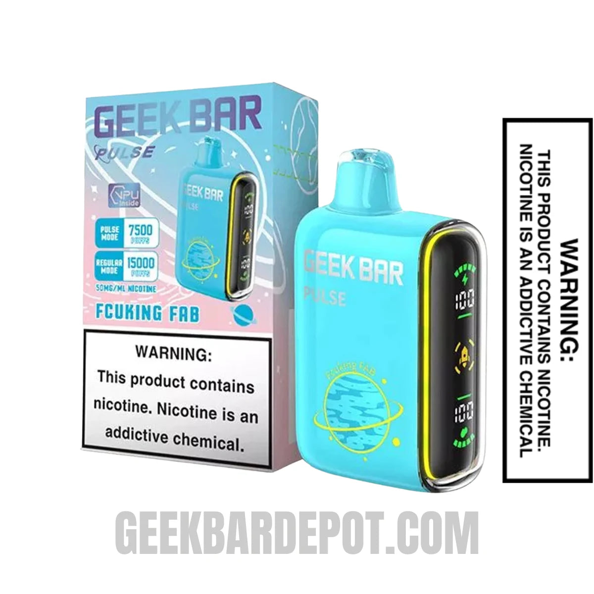 FcukingFABGeekBarPulseDisposableVapeWithPackageBox