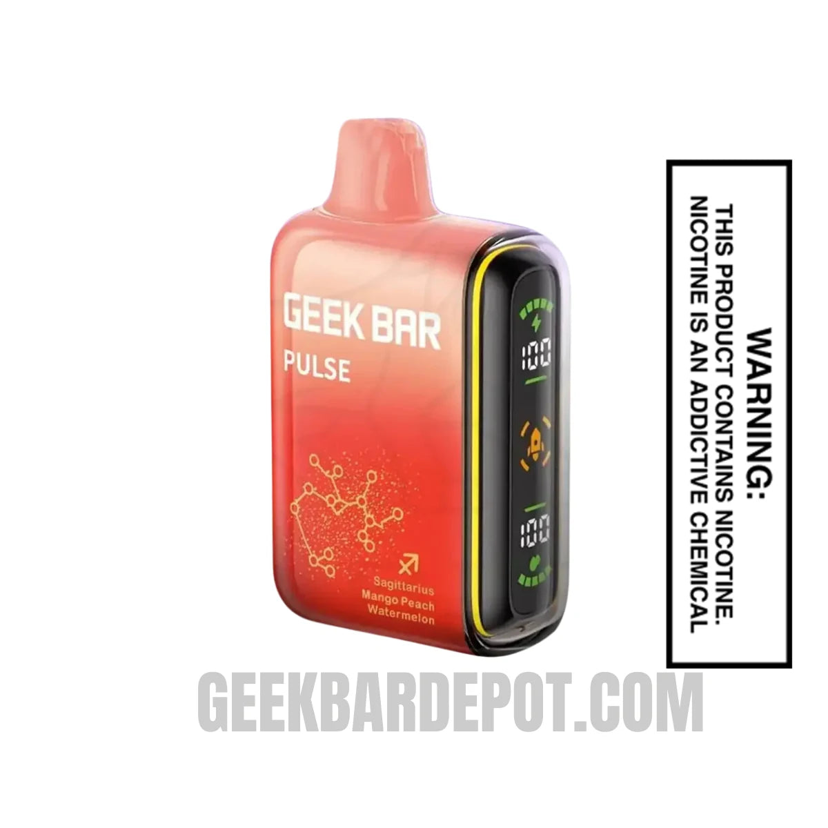 Mango Peach Watermelon Geek Bar Pulse Vape