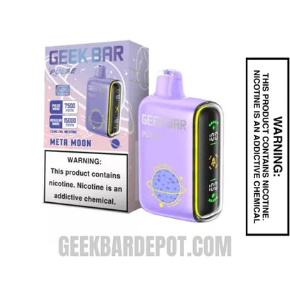 Meta Moon Geek Bar Pulse Disposable Vape With Package Box