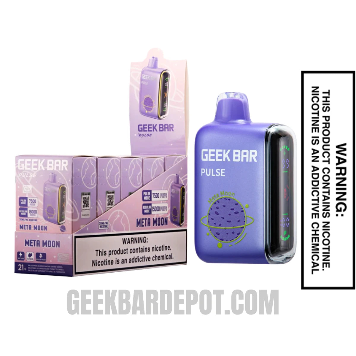 Meta Moon Geek Bar Pulse Disposable Vape With Bundle Pack