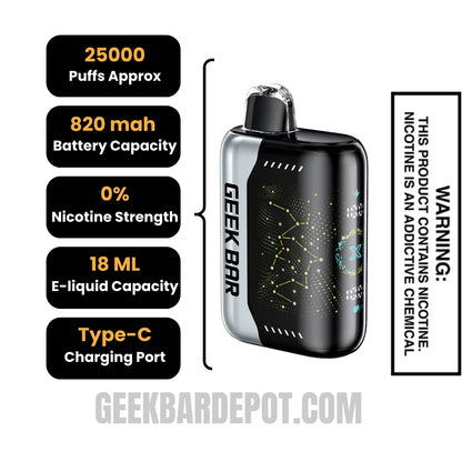 Miami Mint Geek Bar Pulse X Zero Nicotine Vape Miami Mint Geek Bar Pulse X Zero Nicotine Vape