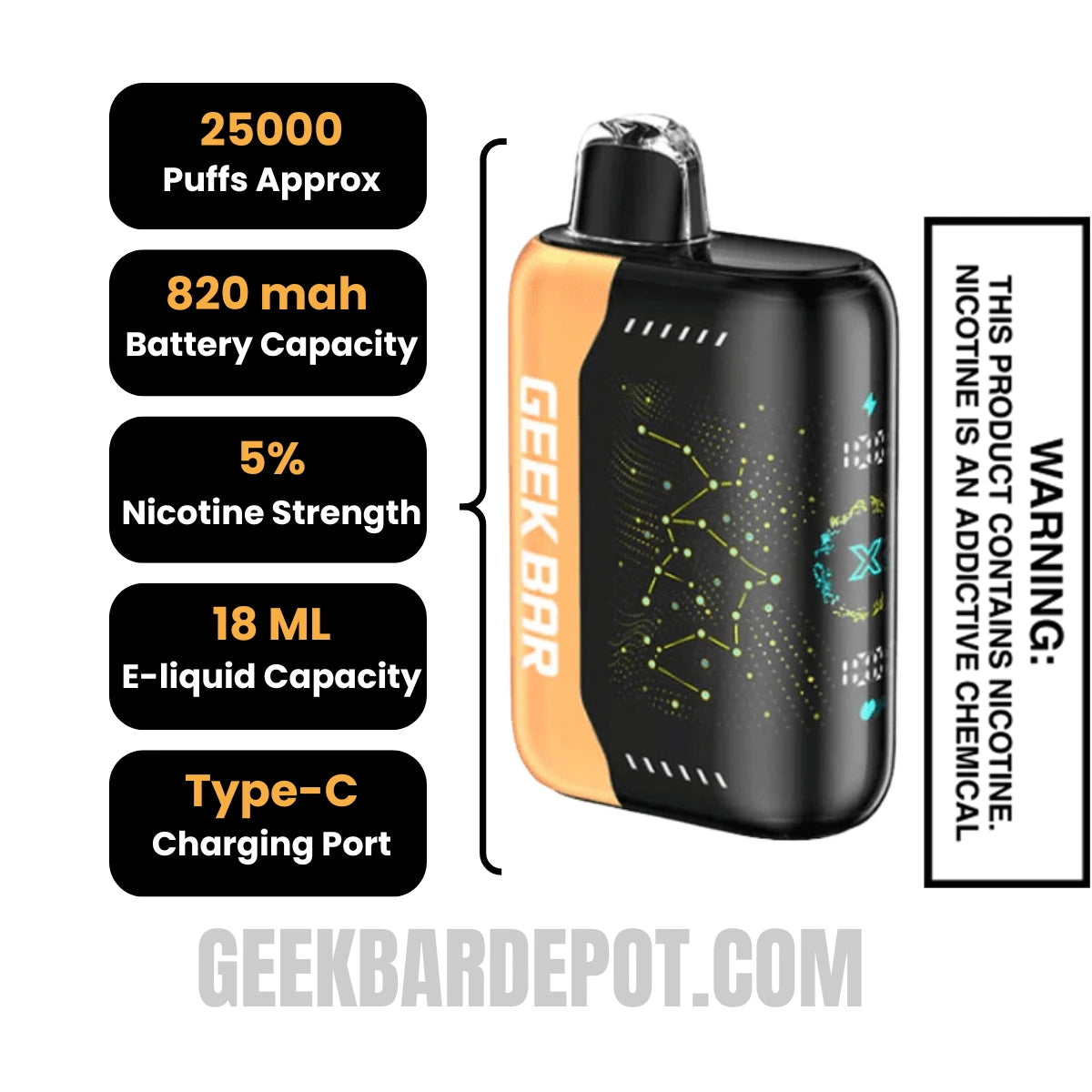 Orange Fcuking Fab Geek Bar Pulse X Vape | Geek Bar Depot Orange Fcuking Fab Geek Bar Pulse X Vape | Geek Bar Depot