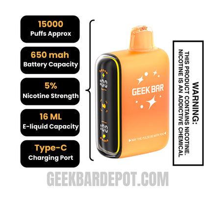 OrangeMintSaversGeekBarPulseSaversEditionVapeSpecifications