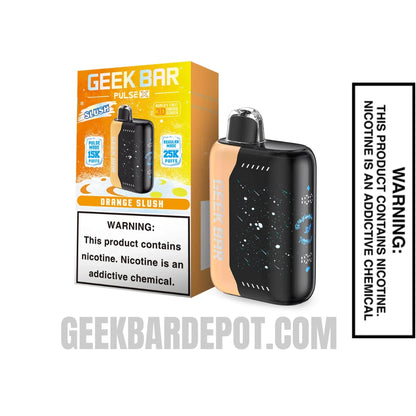 Orange Slush Geek Bar Pulse X Vape With Package Box