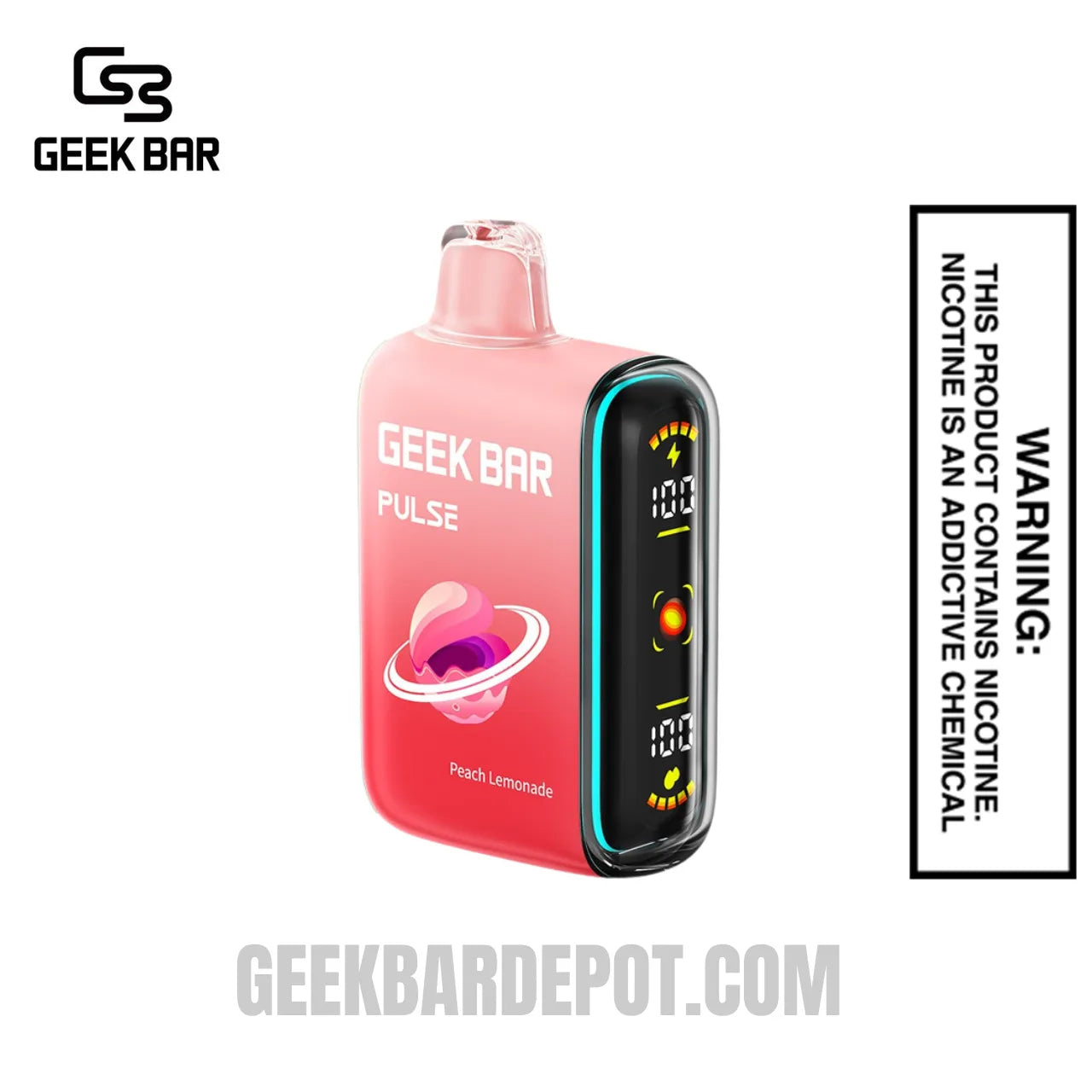 Peach Lemonade Geek Bar Pulse Disposable Vape
