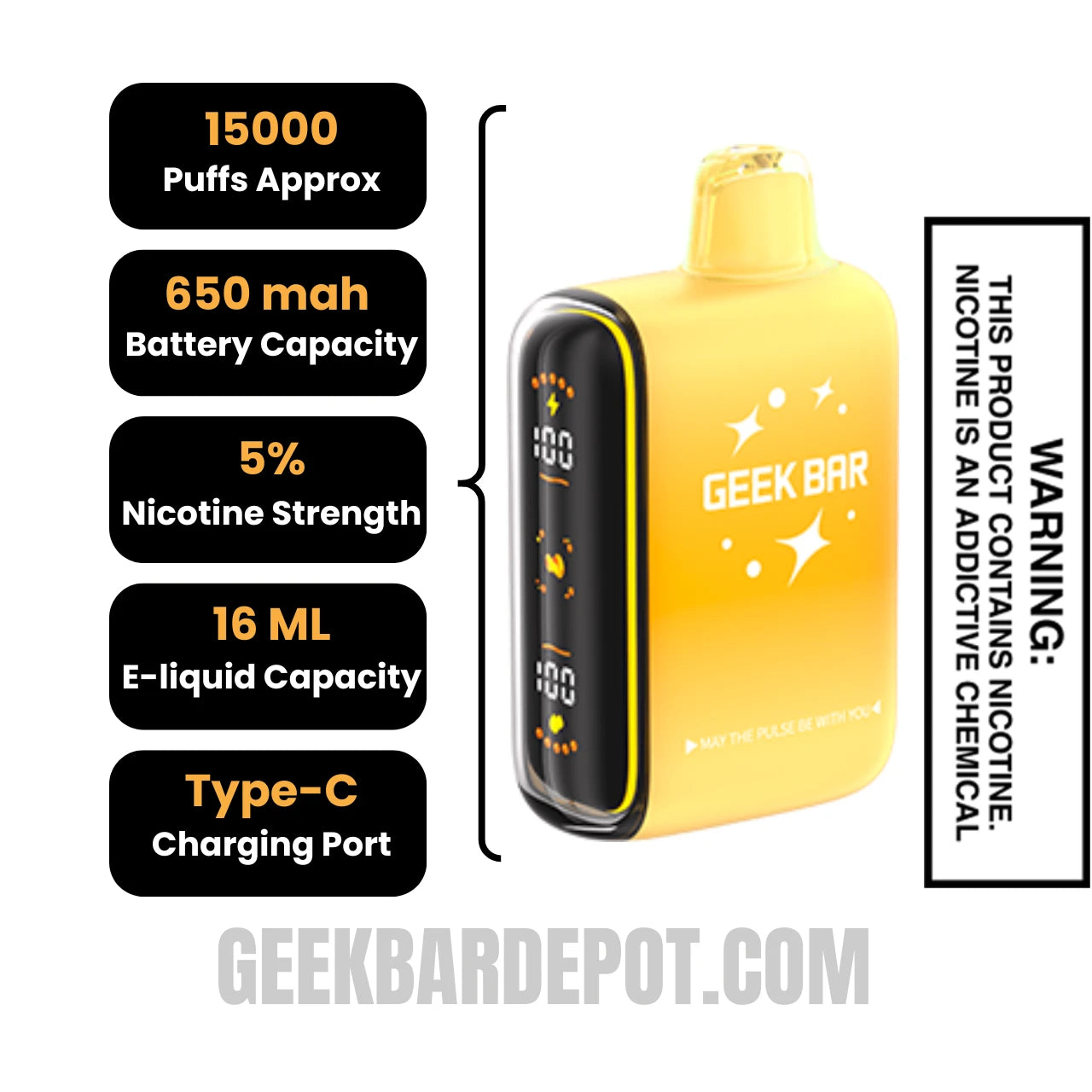 Pineapple Savers Geek Bar Pulse Vape | Geek Bar Depot Pineapple Savers Geek Bar Pulse Vape | Geek Bar Depot