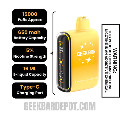 PineappleSaversGeekBarPulseSaversEditionVapeSpecifications