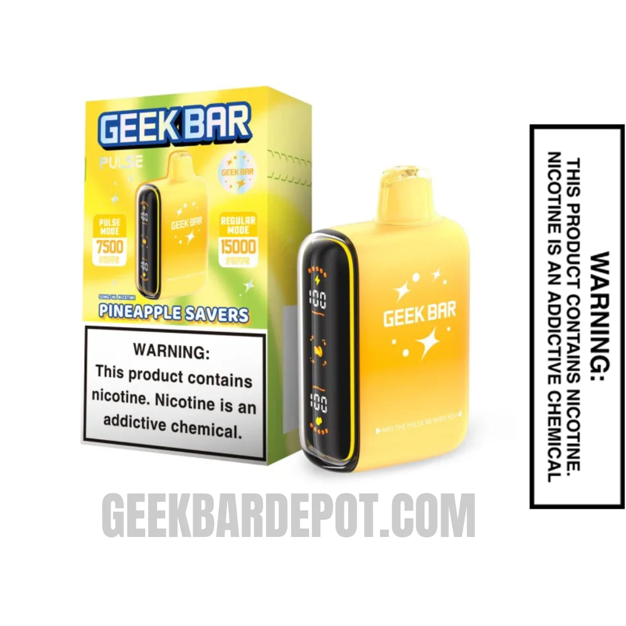 PineappleSaversGeekBarPulseSaversEditionVapeWithPackageBox