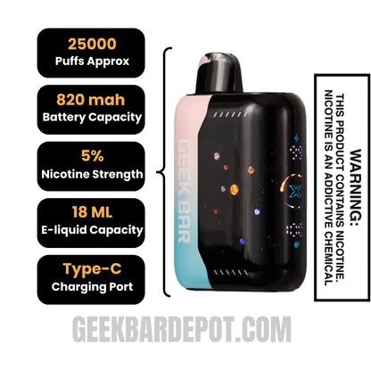 Pink & Blue Geek Bar Pulse X Vape | Geek Bar Depot Pink & Blue Geek Bar Pulse X Vape | Geek Bar Depot