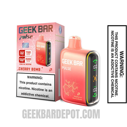 Sagittarius Cherry Bomb Geek Bar Pulse Vape With Package Box