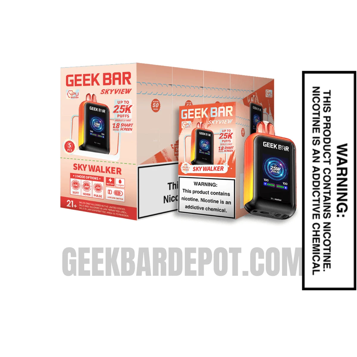 Sky Walker Geek Bar Skyview Disposable Vape With Bundle Pack