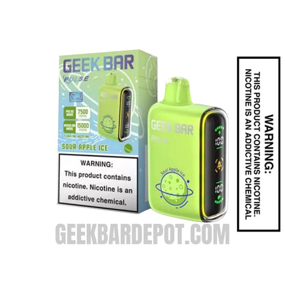 SourAppleIceGeekBarPulseDisposableVapePackageBox