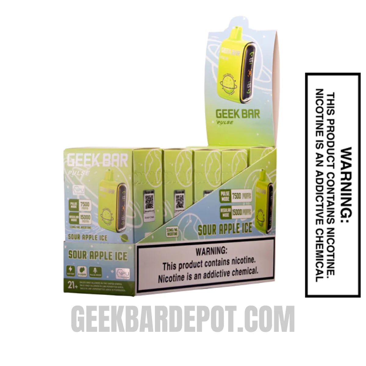 SourAppleIceGeekBarPulseVapewithBundleBox
