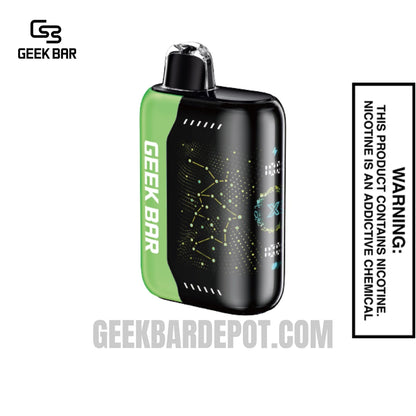 Sour Apple Ice Geek Bar Pulse X Zero Nicotine Disposable Vape