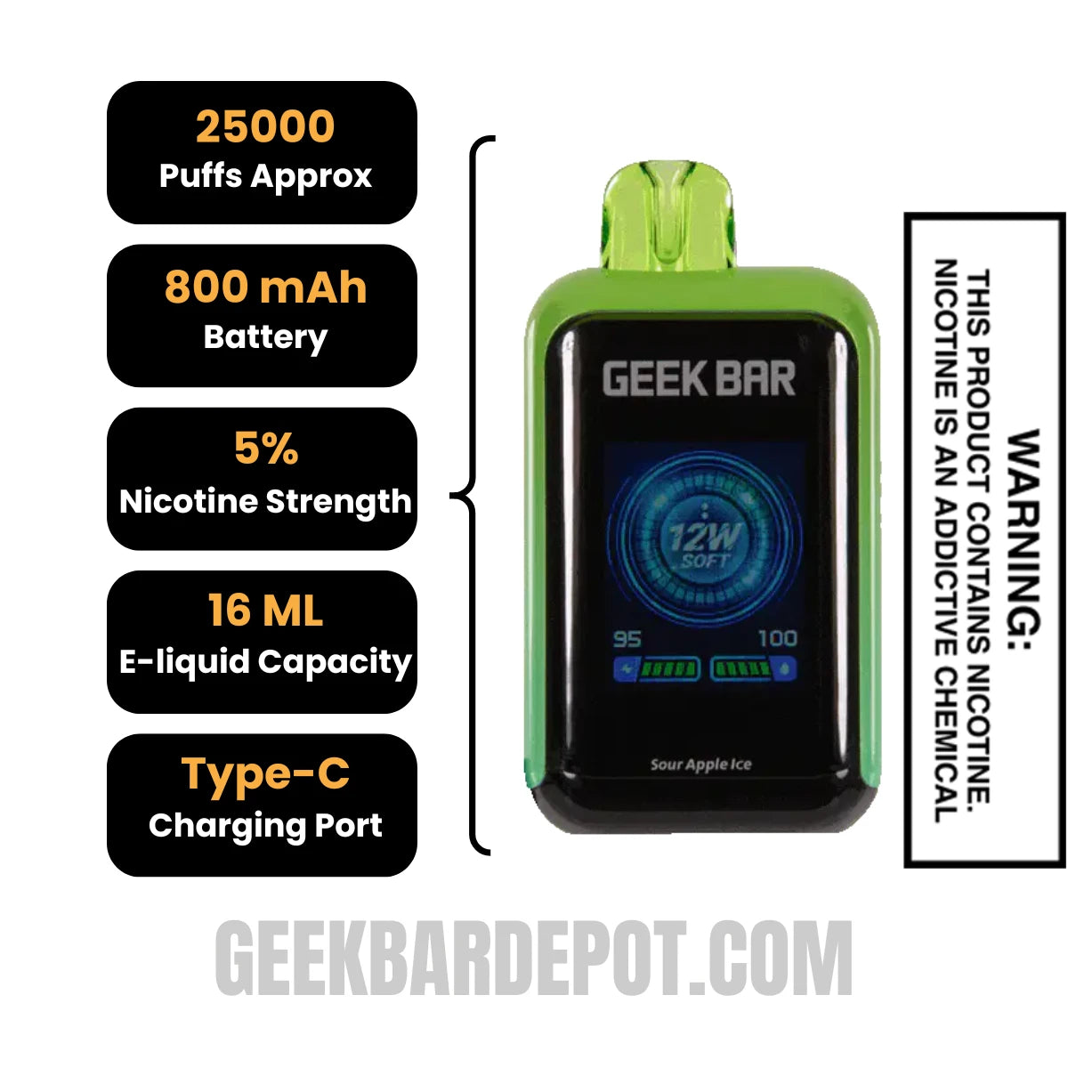 Sour Apple Ice Geek Bar SKYVIEW Vape | Geek Bar Depot Sour Apple Ice Geek Bar SKYVIEW Vape | Geek Bar Depot