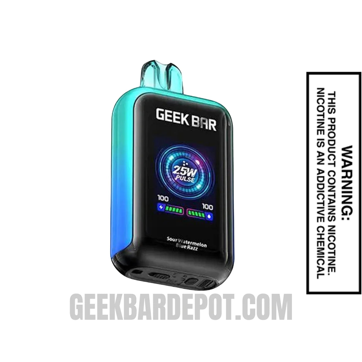 Sour Watermelon Blue Razz Geek Bar Skyview Disposable Vape