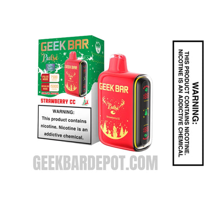 Strawberry CC Geek Bar Pulse Disposable Vape