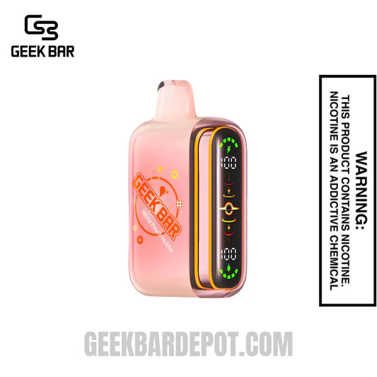 White Peach Geek Bar Pulse 2 Hubba Edition Disposable Vape